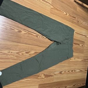 olive green aerie leggings